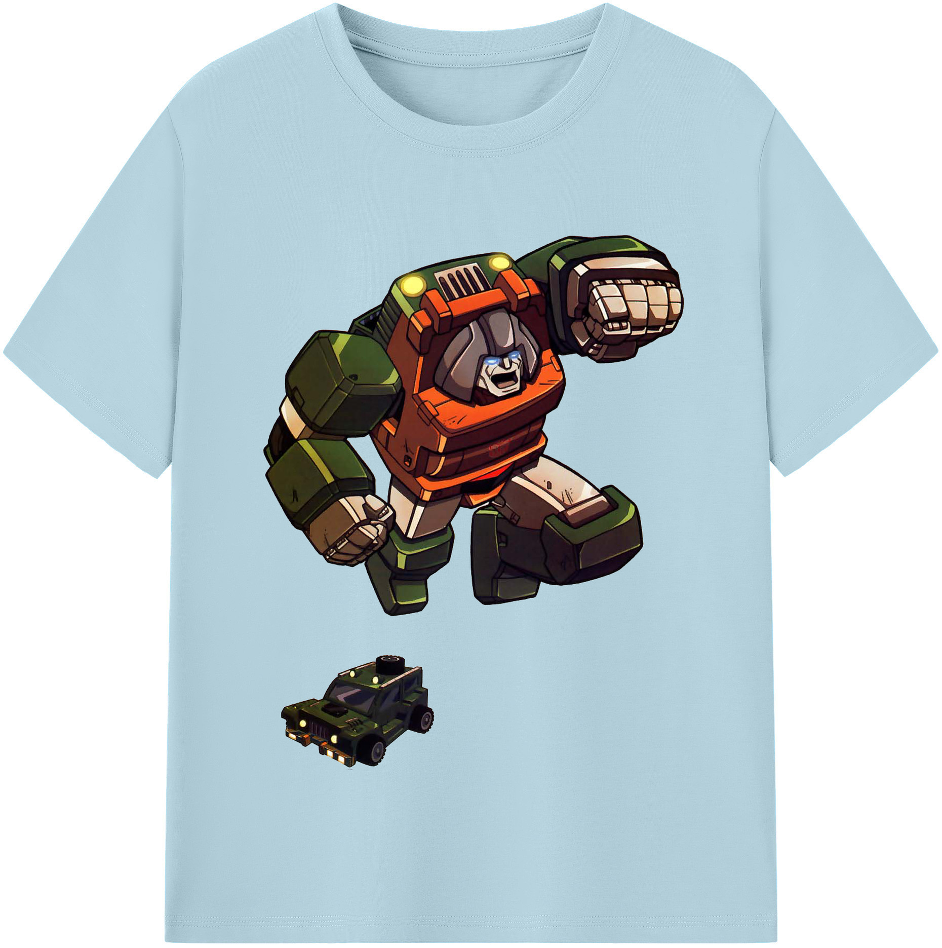 （画像用）  綿100％半袖Tシャツ（フロントプリント）